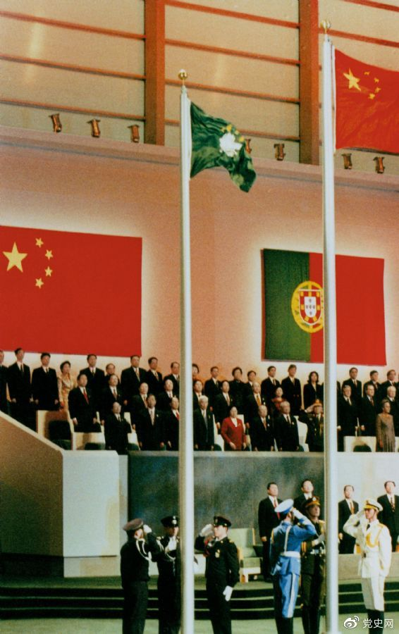 1999年12月20日，中國政府恢復行使對澳門的主權。